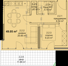 2-СТАЕН, 65 m2 - Holmes.bg 2-СТАЕН, 65 m2
