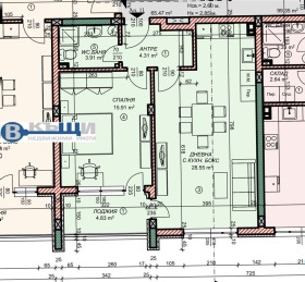2-СТАЕН, 77 m2 - Holmes.bg 2-СТАЕН, 77 m2