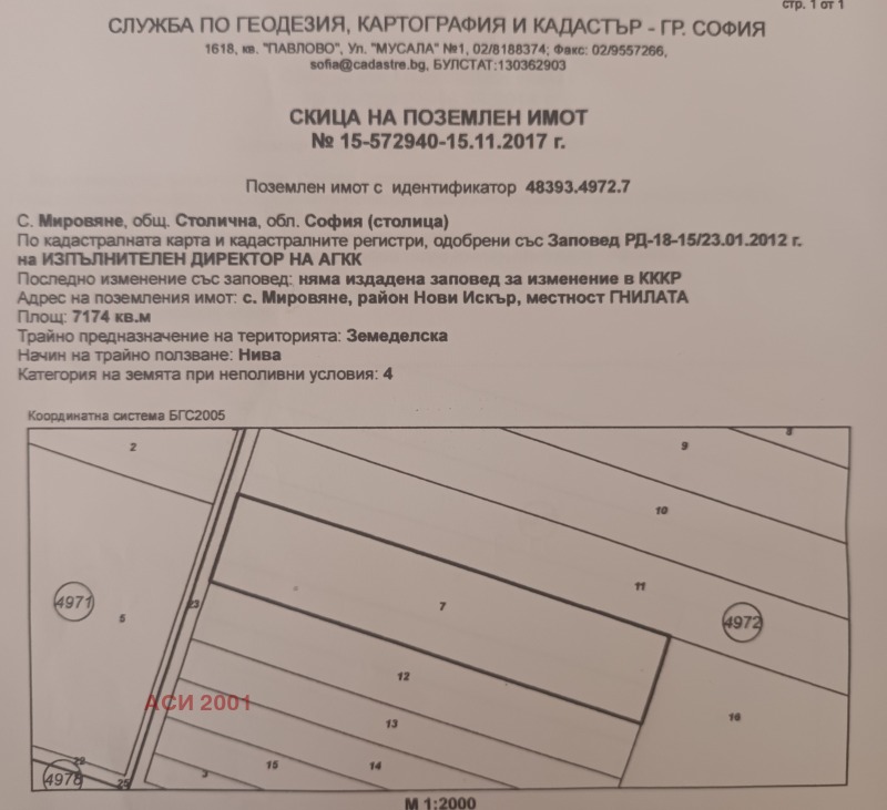 Продава ПАРЦЕЛ, град София, с. Мировяне • 592350 € • 10269003 1 — Holmes.bg Продава ПАРЦЕЛ, град София, с. Мировяне • 592350 € • 10269003 1