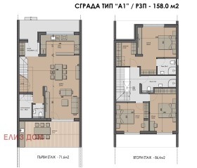 КЪЩА, 158 m2 - Holmes.bg КЪЩА, 158 m2
