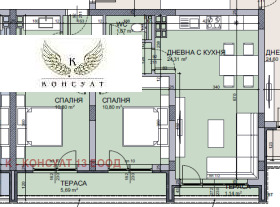 3-СТАЕН, 93 m2 - Holmes.bg 3-СТАЕН, 93 m2