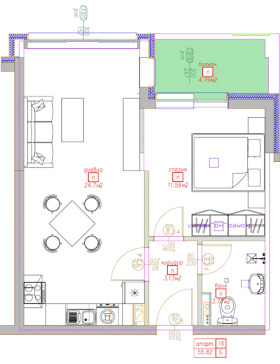 2-СТАЕН, 68 m2 - Holmes.bg 2-СТАЕН, 68 m2
