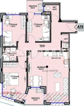 МНОГОСТАЕН, 128 m2 - Holmes.bg МНОГОСТАЕН, 128 m2