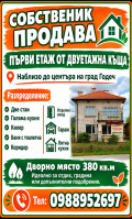 Продава ЕТАЖ ОТ КЪЩА, област София, гр. Годеч • 64000 € • 89430390 6 — Holmes.bg Продава ЕТАЖ ОТ КЪЩА, област София, гр. Годеч • 64000 € • 89430390 6