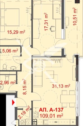 Продажба на тристайни апартаменти в град Бургас — страница 7 - изображение 9 