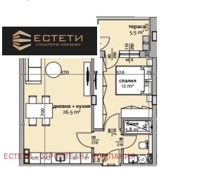 2-СТАЕН, 73 m2 - Holmes.bg 2-СТАЕН, 73 m2