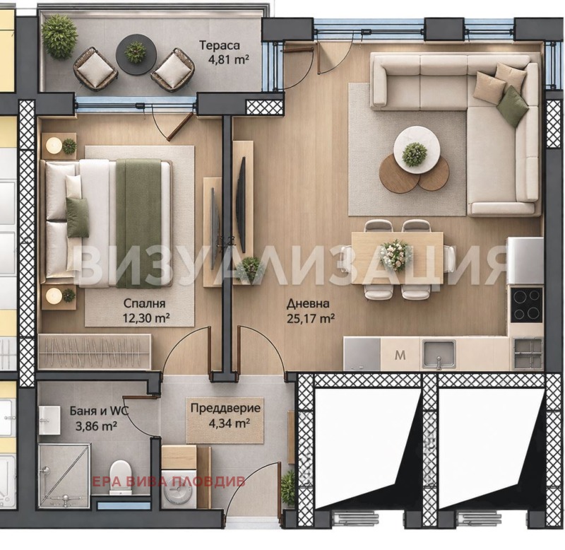 Продава 2-СТАЕН, град Пловдив, Тракия • 90115 € • 78846070 1 — Holmes.bg Продава 2-СТАЕН, град Пловдив, Тракия • 90115 € • 78846070 1