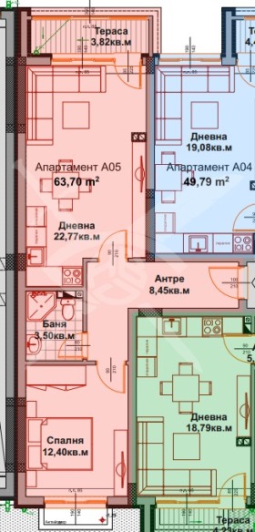 2-СТАЕН, 63 m2 - Holmes.bg 2-СТАЕН, 63 m2