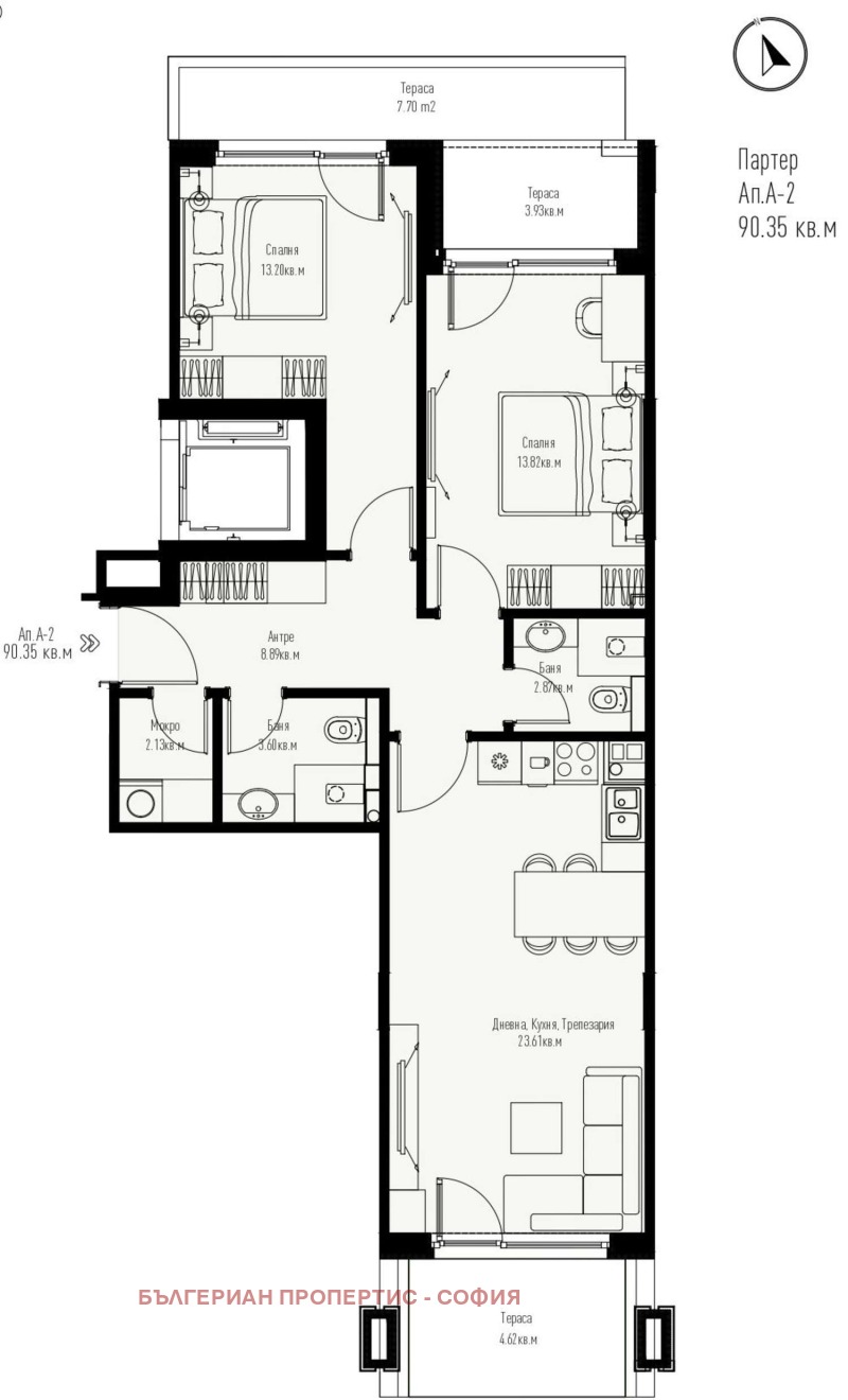 Продава 3-СТАЕН, град София, Манастирски ливади • 349170 € • 80756014 1 — Holmes.bg Продава 3-СТАЕН, град София, Манастирски ливади • 349170 € • 80756014 1