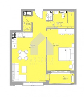 2-СТАЕН, 81 m2 - Holmes.bg 2-СТАЕН, 81 m2