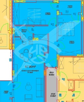 3-СТАЕН, 101 m2 - Holmes.bg 3-СТАЕН, 101 m2