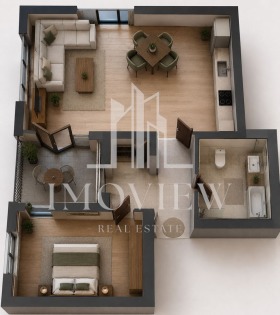 2-СТАЕН, 61 m2 - Holmes.bg 2-СТАЕН, 61 m2