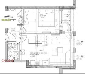 2-СТАЕН, 63 m2 - Holmes.bg 2-СТАЕН, 63 m2