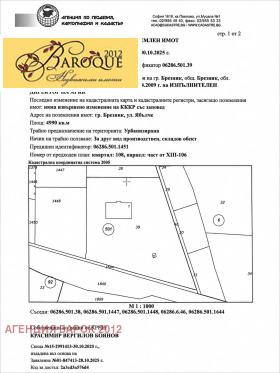 Продава Парцел, гр. Брезник