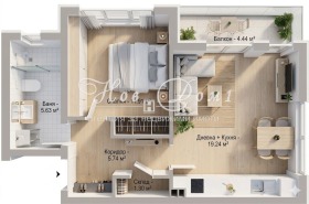 2-СТАЕН, 67 m2 - Holmes.bg 2-СТАЕН, 67 m2