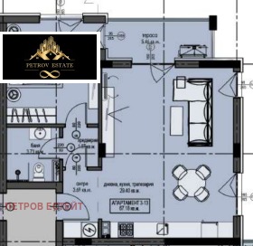 2-СТАЕН, 79 m2 - Holmes.bg 2-СТАЕН, 79 m2