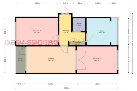 3-СТАЕН, 80 m2 - Holmes.bg 3-СТАЕН, 80 m2