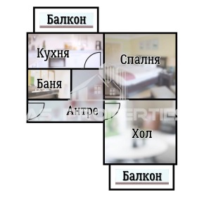 2-СТАЕН, 65 m2 - Holmes.bg 2-СТАЕН, 65 m2