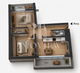 3-СТАЕН, 70 m2 - Holmes.bg 3-СТАЕН, 70 m2