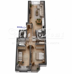 3-СТАЕН, 121 m2 - Holmes.bg 3-СТАЕН, 121 m2