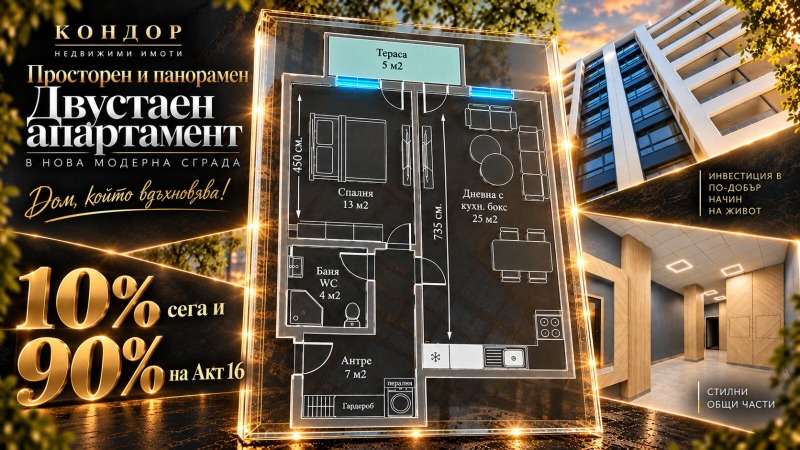 Продава 2-СТАЕН, град Пловдив, Тракия • 125000 € • 96644686 1 — Holmes.bg Продава 2-СТАЕН, град Пловдив, Тракия • 125000 € • 96644686 1