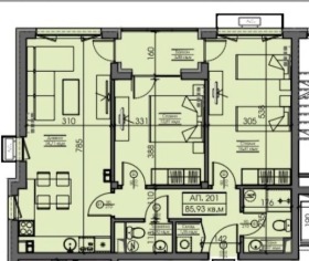 3-СТАЕН, 98 m2 - Holmes.bg 3-СТАЕН, 98 m2