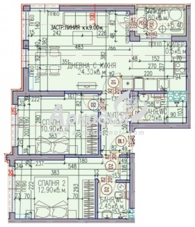3-СТАЕН, 87 m2 - Holmes.bg 3-СТАЕН, 87 m2