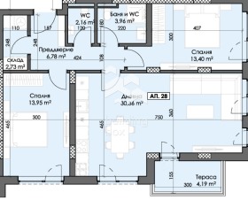 3-СТАЕН, 112 m2 - Holmes.bg 3-СТАЕН, 112 m2