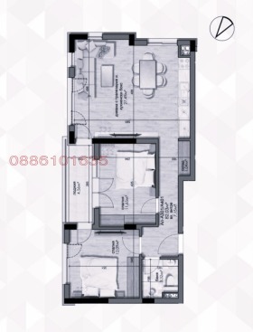 3-СТАЕН, 95 m2 - Holmes.bg 3-СТАЕН, 95 m2