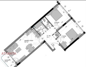 3-СТАЕН, 87 m2 - Holmes.bg 3-СТАЕН, 87 m2