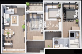 4-СТАЕН, 138 m2 - Holmes.bg 4-СТАЕН, 138 m2