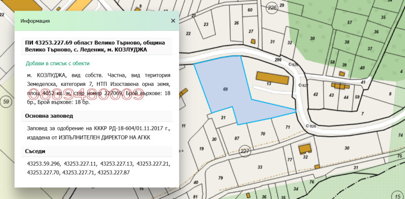 Продава ПАРЦЕЛ, град Велико Търново, м-т Козлуджа • 135000 € / 264037.05 лв. • 25635796 1 — Holmes.bg Продава ПАРЦЕЛ, град Велико Търново, м-т Козлуджа • 135000 € / 264037.05 лв. • 25635796 1
