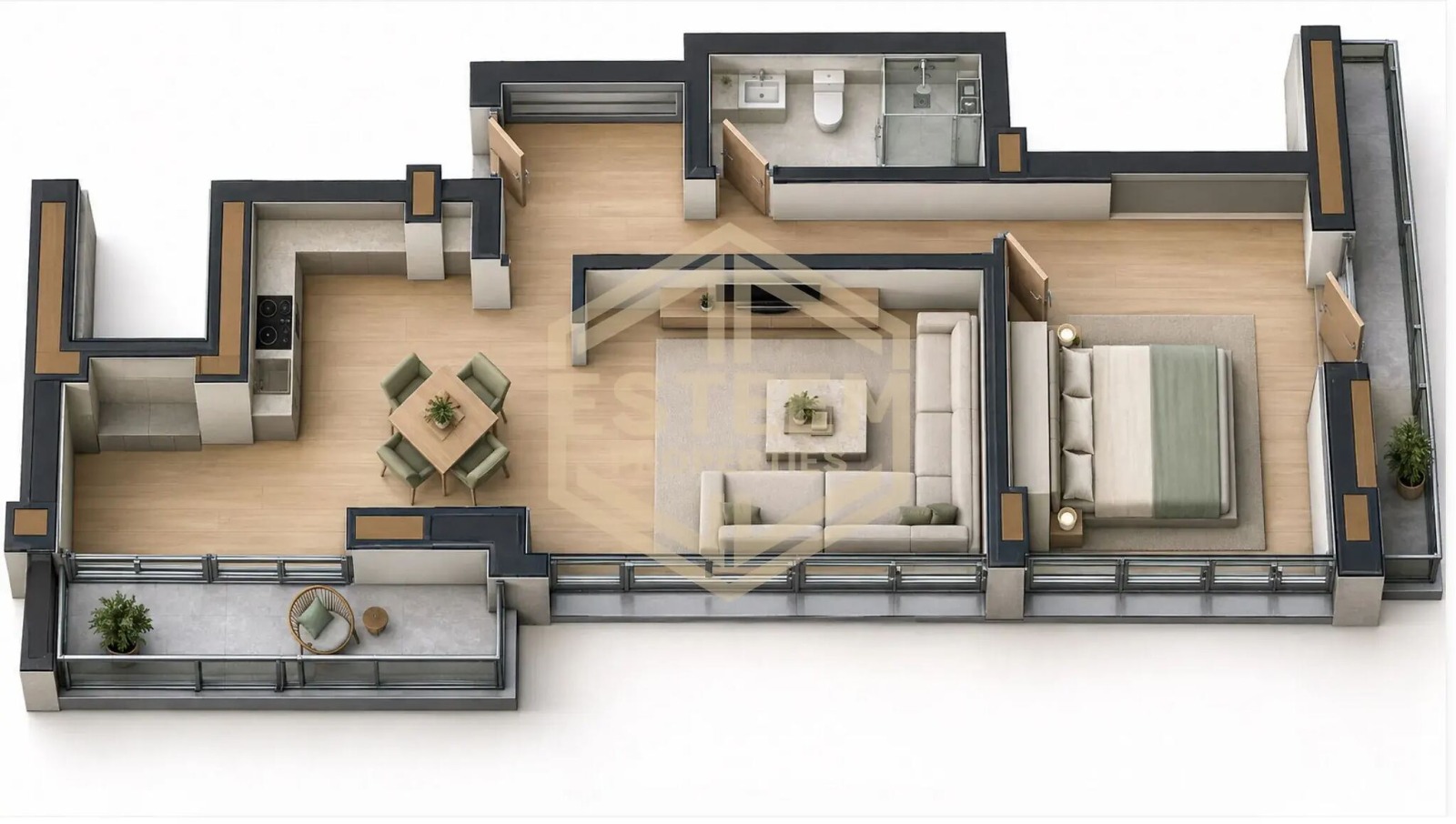 Продава 2-стаен град Русе , Здравец , 91 кв.м | 85821339 — Imoti.com Продава 2-стаен град Русе , Здравец , 91 кв.м | 85821339