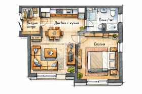 2-СТАЕН, 69 m2 - Holmes.bg 2-СТАЕН, 69 m2