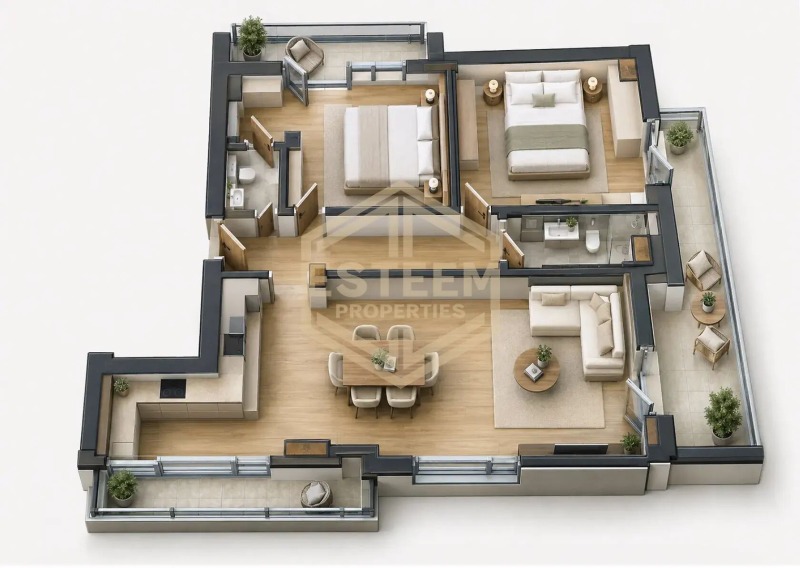 Продава 3-СТАЕН, град Русе, Здравец • 180900 € • 28459499 1 — Holmes.bg Продава 3-СТАЕН, град Русе, Здравец • 180900 € • 28459499 1