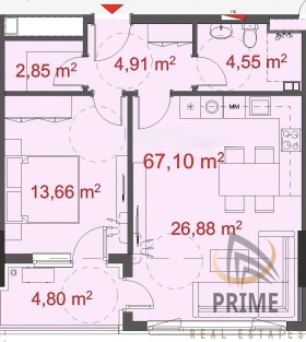 2-СТАЕН, 80 m2 - Holmes.bg 2-СТАЕН, 80 m2