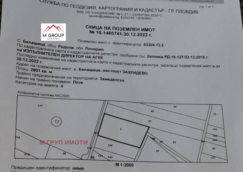 Продава  Парцел, област Пловдив, с. Белащица •  101 500 EUR • ID 81075595 — holmes.bg - [1] 