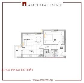 Продава 2-стаен, град София