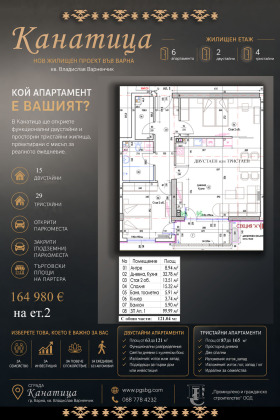 Продава 2-стаен, град Варна