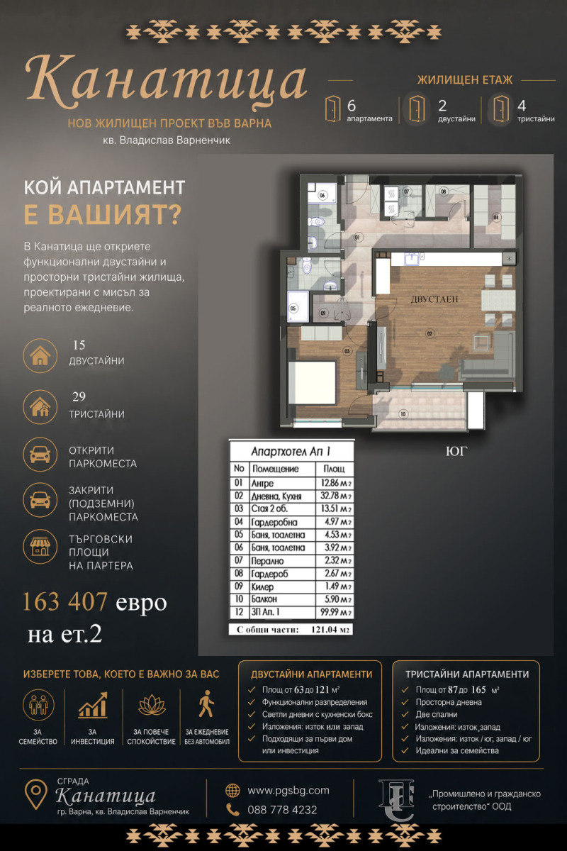 Продава 2-СТАЕН, град Варна, Владислав Варненчик 1 • 171577 € • 94933727 1 — Holmes.bg Продава 2-СТАЕН, град Варна, Владислав Варненчик 1 • 171577 € • 94933727 1
