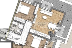 3-СТАЕН, 85 m2 - Holmes.bg 3-СТАЕН, 85 m2