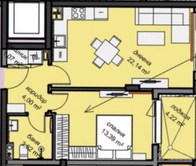 2-СТАЕН, 68 m2 - Holmes.bg 2-СТАЕН, 68 m2