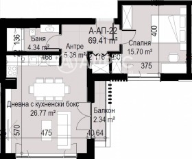 Обява Продава 2-СТАЕН,град София, Левски В>