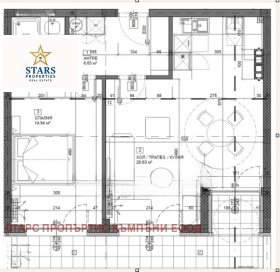 2-СТАЕН, 60 m2 - Holmes.bg 2-СТАЕН, 60 m2