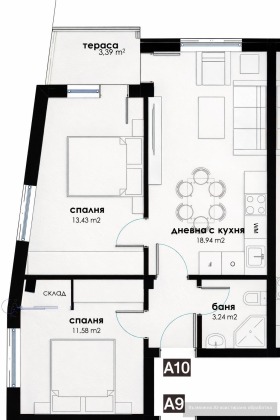 Продава 3-стаен, град София