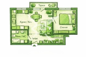 2-СТАЕН, 70 m2 - Holmes.bg 2-СТАЕН, 70 m2
