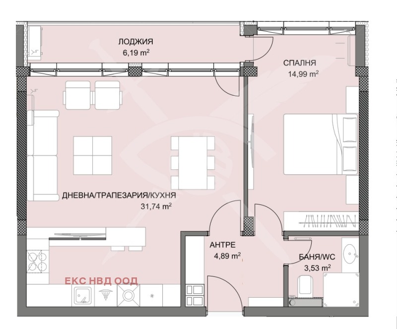 Продава 2-СТАЕН, гр. Пловдив, Христо Смирненски, снимка 1 - Aпартаменти - 48609358