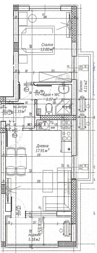 Продава  2-стаен град Пловдив , Беломорски , 67 кв.м | 11602606 - изображение [2]