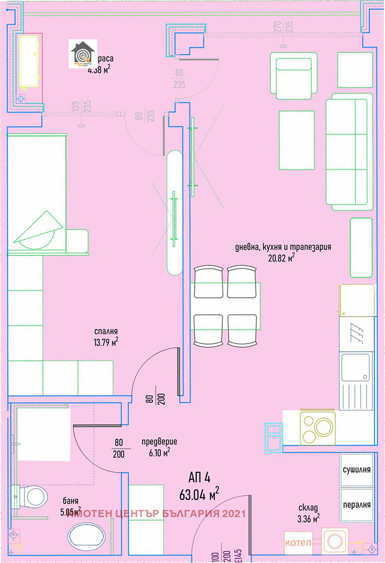 Продава 2-СТАЕН, гр. София, Студентски град, снимка 2 - Апартаменти - 54342660