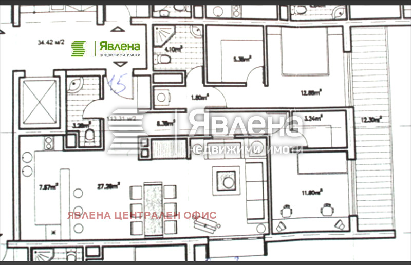 На продаж  2 спальні София , Бояна , 137 кв.м | 45741742 - зображення [9]